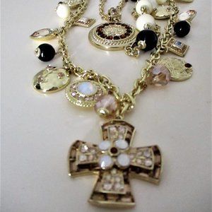 HEIDI DAUS SOPHISTICATED SWAG  THREE PIECE NECKLACE SET  NEW